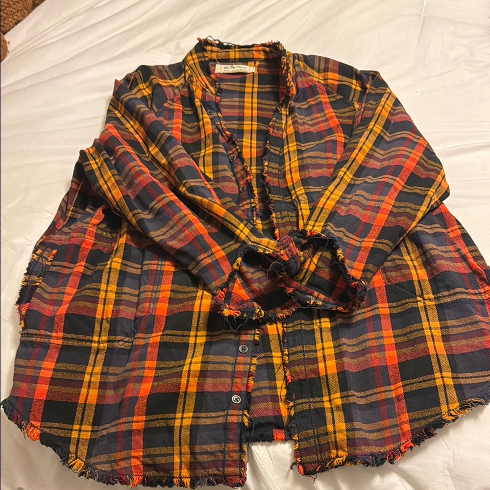 Free People | we the free summer daydream plaid buttondown